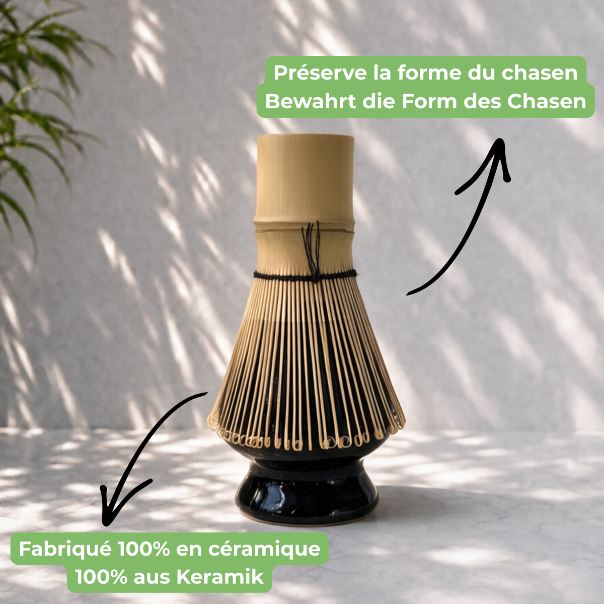 Support en céramique (naoshi)