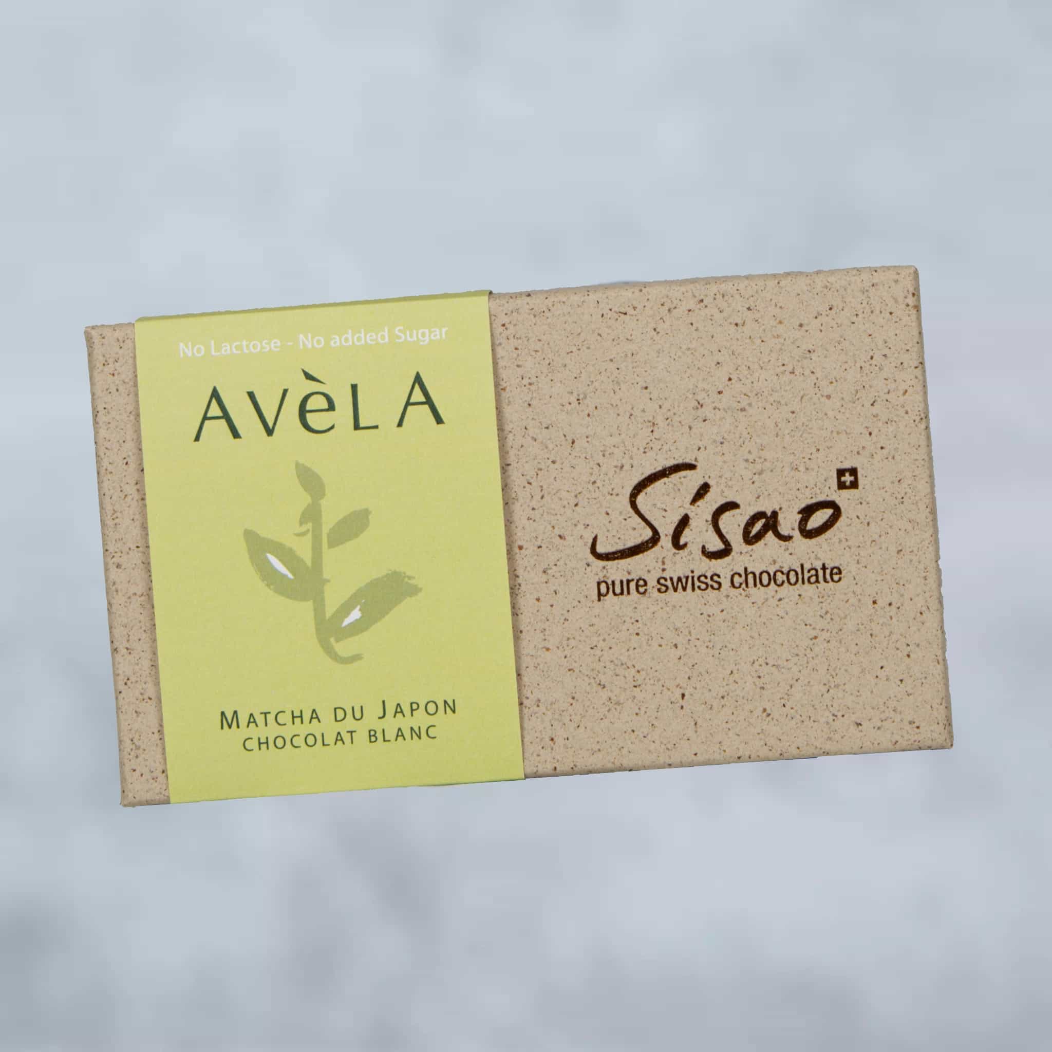 Avèla Matcha mit weißer Schokolade